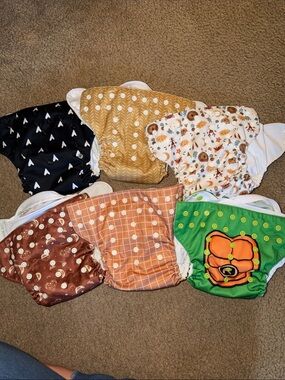 6 cloth diaper bundle